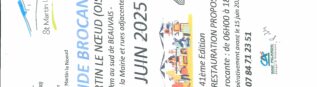 41ème BROCANTE 22 JUIN 2025